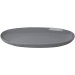 Dunkelgraue Moderne Blomus Ovale Servierplatten 18 cm aus Keramik spülmaschinenfest 