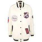 Reduzierte Weiße Oversize Tommy Hilfiger TOMMY JEANS College-Jacken & Baseball-Jacken für Damen Größe M 