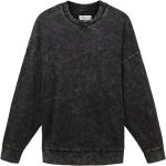 Schwarze Oversize Tom Tailor Denim Herrensweatshirts aus Baumwolle Größe XXL 