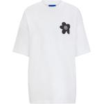 Weiße Oversize HUGO BOSS HUGO Nachhaltige T-Shirts aus Jersey für Damen Größe XS 
