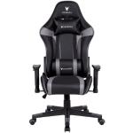 Reduzierte Schwarze Gaming Stühle & Gaming Chairs aus Kunstleder mit verstellbarer Rückenlehne 