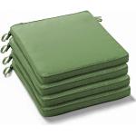 Reduzierte Grüne Quadratische Stuhlkissen Sets aus Polyester maschinenwaschbar 40x40 4-teilig 