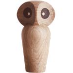 9 cm ArchitectMade Owl Dekoeulen mit Eulenmotiv aus Holz 