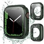 Grüner Wasserdichter Armbanduhrenschutz mit Touchscreen-Zifferblatt für Herren zum Outdoorsport 