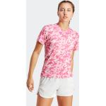 Reduzierte Pinke adidas Own The Run T-Shirts für Damen Größe L 