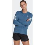 Atmungsaktive adidas Own The Run Damensportshirts zum Laufsport 