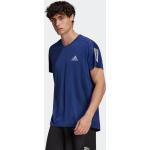Reduzierte Blaue adidas Own The Run T-Shirts für Herren Größe M 