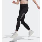 Schwarze adidas Own The Run Sport-Leggings & Tights für Damen zum Laufsport für den Winter 
