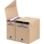 (3.40 EUR / Stück) Elba Archivbox TRIC MAXI braun 23,6 x 33,3 x 30,8 cm DIN A4