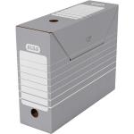 (1.89 EUR / Stück) Elba Archivboxen tric 83422 A4 grau/weiß 27x11x34cm