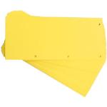 Gelbe Oxford Trennstreifen & Trennlaschen DIN A4 60-teilig 