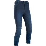 Indigofarbene Atmungsaktive Jeggings & Jeans-Leggings aus Denim Länge 28 