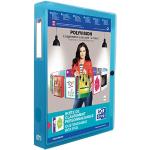 OXFORD Polyvision Box mit Standardkapazität 24 x 32 cm Rückseite 40 mm mit Druckknopfabdeckung Polypro Translucent Sortierte Farben
