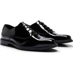 Schwarze Lack-Optik Business HUGO BOSS HUGO Hochzeitsschuhe & Oxford Schuhe aus Rindsleder für Herren Größe 46 