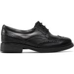 Reduzierte Schwarze Business Geox Hochzeitsschuhe & Oxford Schuhe mit Schnürsenkel für Damen Größe 35 