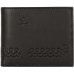 OXMOX Geldbörse »Leather - Querscheinbörse 6cc 12 cm RFID« (1-tlg), schwarz, jumping jack