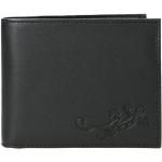 OXMOX Geldbörse »Leather - Querscheinbörse 6cc 12 cm RFID« (1-tlg), schwarz, lizard