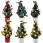 Reduzierte Blaue LED-Weihnachtsbäume 