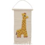 Rosa OYOY Wollteppiche mit Giraffen-Motiv maschinenwaschbar 