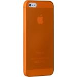 Ozaki OC533OG O!Coat 0.3 Jelly Back Cover Ultradünne Schutzhülle für Apple iPhone 5 / 5S / SE orange Weiss