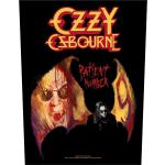Ozzy Osbourne Backpatch - Patient No 9 - multicolor - Lizenziertes Merchandise
