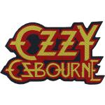 Ozzy Osbourne Patch - Logo Cut Out - rot/orange - Lizenziertes Merchandise