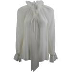 Reduzierte Beige Elegante P.A.R.O.S.H. Transparente Blusen & durchsichtige Blusen durchsichtig für Damen Größe XS 