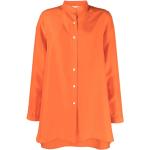 Reduzierte Orange P.A.R.O.S.H. Stehkragen Stehkragenhemden aus Seide für Damen Größe S 