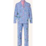 Rosa PJ Salvage Pyjamas lang aus Flanell für Damen Größe XS 