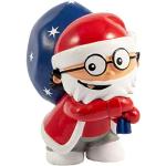 P:os 30180 - 3D Figur Mainzelmännchen „Weihnachtsmann“, Spielfigur aus PVC, ca. 5,5 cm hoch, zum Sammeln, Tauschen und Spielen