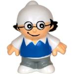 P:os 60967 - 3D Figur Mainzelmännchen „Det“, Spielfigur aus PVC, ca. 5,5 cm hoch, zum Sammeln, Tauschen und Spielen
