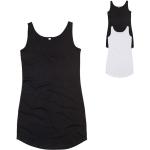 Schwarze Bio U-Ausschnitt T-Shirts aus Baumwolle für Damen Größe XL 