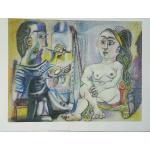 Bunte Pablo Picasso Picasso Kunstdrucke aus Papier 40x50 