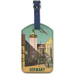 Pacifica Island Art Leatherette Luggage Baggage Tag - Germany by S. Greco