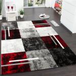 Schwarze Karo Moderne Paco Home Design-Teppiche aus Polypropylen 300x400 