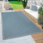 Reduzierte Blaue Paco Home Outdoor-Teppiche & Balkonteppiche aus Textil 