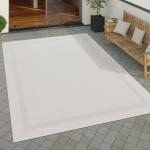 Weiße Moderne Paco Home Outdoor-Teppiche & Balkonteppiche aus Polypropylen 140x200 