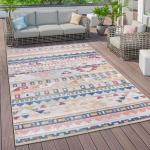 Reduzierte Bunte Moderne Paco Home Outdoor-Teppiche & Balkonteppiche aus Kunststoff 80x150 