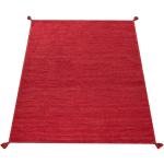 Rote Allergiker Moderne Paco Home Kelim Teppiche schmutzabweisend 