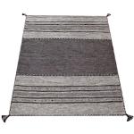 Reduzierte Graue Moderne Paco Home Kelim Teppiche aus Textil 240x340 