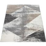 Reduzierte Graue Abstrakte Moderne Paco Home Kurzflorteppiche aus Textil 160x230 