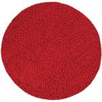 Reduzierte Rote Unifarbene Paco Home Runde Runde Hochflorteppiche aus Textil 