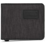 Anthrazitfarbene Pacsafe Portemonnaies & Wallets aus Polyester mit RFID-Schutz 