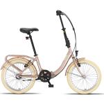 PACTO NINE - Hollandrad Komfortables Klappfahrrad Stahlrahmen Bike 20 Zoll Aluminiumfelgen Shimano Nexus 3 Nabenschaltung Faltrad Klapprad Lavender