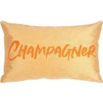 Champagnerfarbene Pad Kissenbezüge & Kissenhüllen aus Textil 50x30 