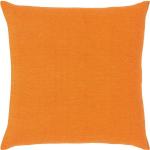Orange Unifarbene Pad Sofakissen & Dekokissen aus Baumwolle 40x40 