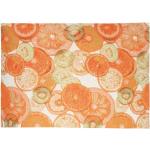 Orange Mediterrane Pad Tischsets & Platzsets aus Textil 