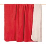 Rote Unifarbene Pad HOBART Decken 150x200 