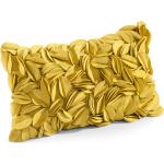 Reduzierte Gelbe Blumenmuster Pad DOROTHY Sofakissen & Dekokissen aus Textil 50x30 