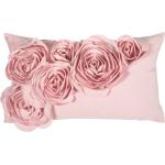 Reduzierte Rosa Blumenmuster Romantische Pad Kissenbezüge & Kissenhüllen aus Textil 50x30 